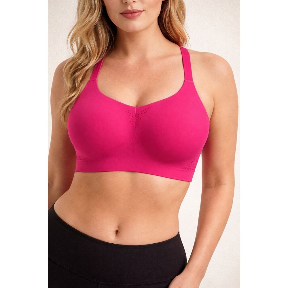 Victoria’s Secret Seamless Sports Bra – Pink – Size 34D / D75